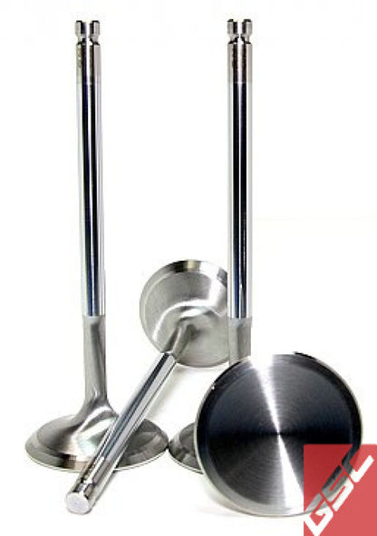 GSC P-D Subaru EJ205/EJ207/EJ257 STD Head Chrome Polished Exhaust Valve - Set of 50 - eliteracefab.com