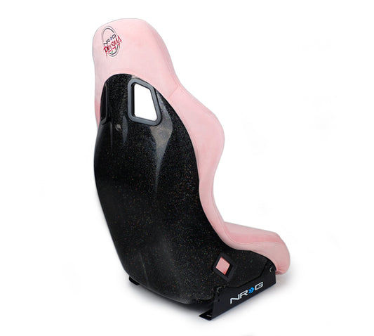 NRG Innovations PRISMA Fiberglass Bucket Seat - Medium - Pink – FRP-303PK-PRISMA