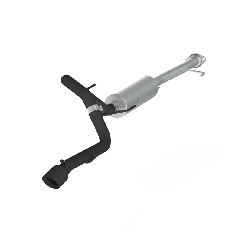 MBRP 10-18 Toyota 4 Runner BLK 4in O.D Tip Single Rear Exit 2.5in Cat Back Exhaust - eliteracefab.com