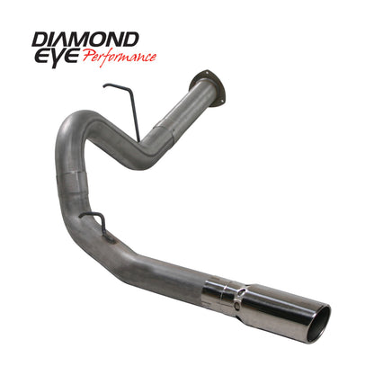 Diamond Eye KIT 4in DPF-BACK SGL SS 07.5-10 CHEVY 6 6L 2500/3500 PCKGD BX46X14X14OD EL-PL Diamond Eye Performance