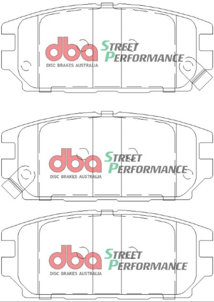 DBA Street Performance Rear Brake Pads - DB1238SP