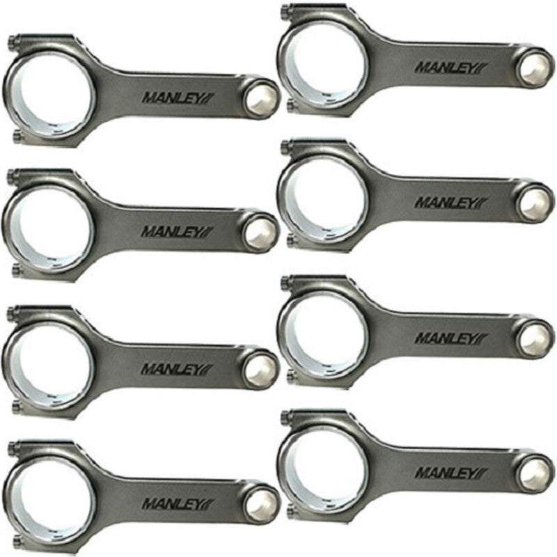 Manley Chrysler Hemi 6.125 Length H Tuff Series Connecting Rod Set w/ ARP 2000 Bolts (Set of 8)