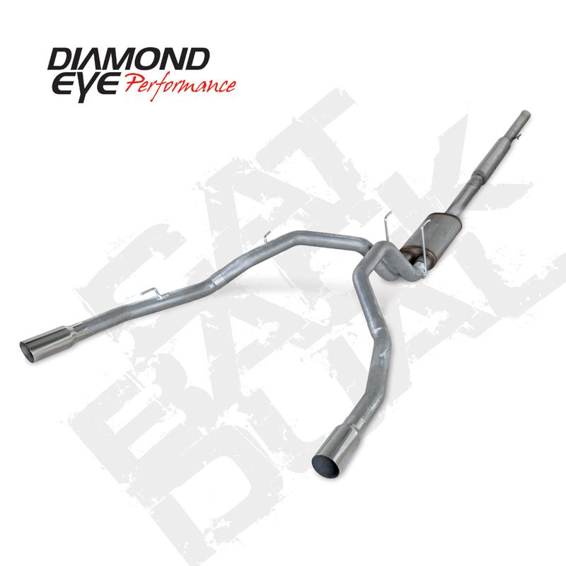 Diamond Eye KIT 3in CB DUAL SS: DODGE 1500 2009-12 HEMI Diamond Eye Performance