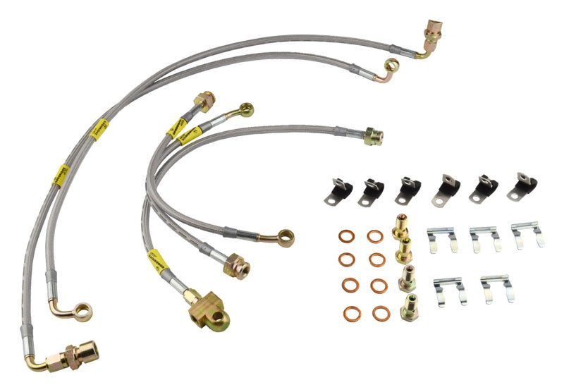 Goodridge 00-06 Tahoe / 00-07 Suburban / 00-05 Escalade All w/o Stablia Track Brake Lines - eliteracefab.com