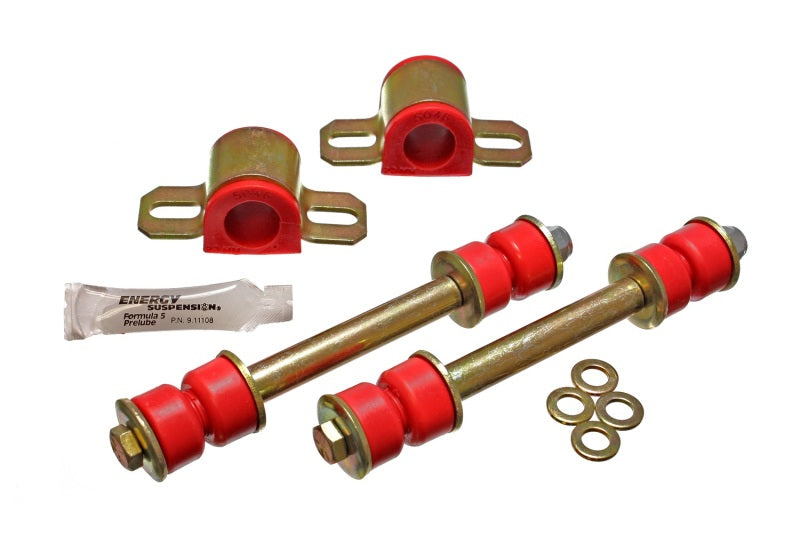 Energy Suspension 86-97 Nissan 720 & Hardbody PickUp 2WD Red 23mm Front Sway Bar Frame Bushings