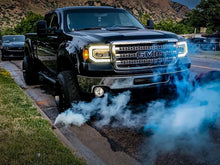 Load image into Gallery viewer, 07-13 GMC Sierra PRO-Series Projector Headlights Black AlphaRex - eliteracefab.com