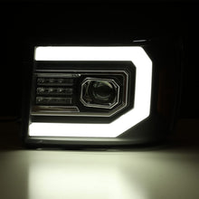 Load image into Gallery viewer, 07-13 GMC Sierra PRO-Series Projector Headlights Black AlphaRex - eliteracefab.com