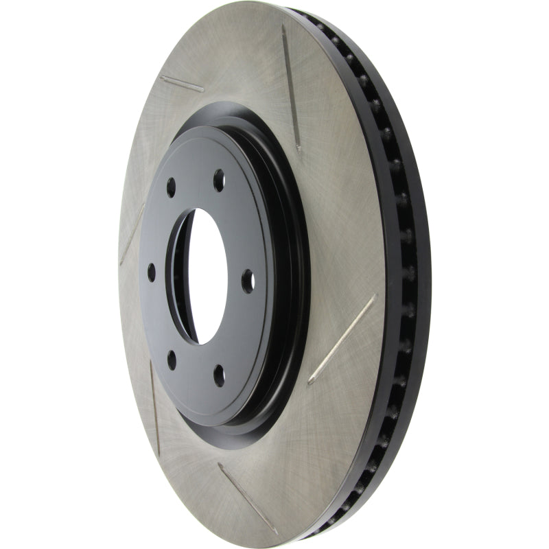 StopTech Power Slot 08-09 Infiniti QX4/QX56 / 07-09 Nissan Armada Left Front Slotted Rotor Stoptech