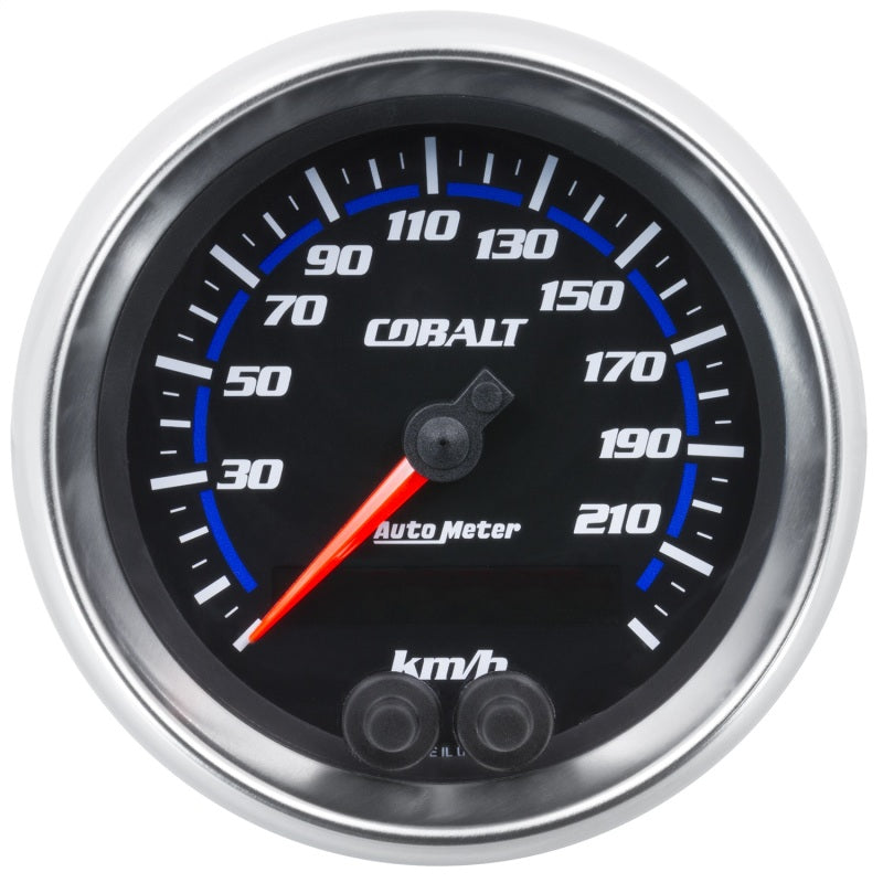 Autometer Cobalt Gauge Speedometer 3 3/8in 225Km/H Gps Cobalt 6280-M