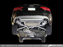 Load image into Gallery viewer, AWE Tuning Audi B8 S5 4.2L Touring Edition Exhaust System - Polished Silver Tips - eliteracefab.com