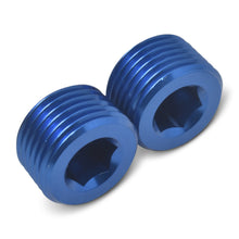 Load image into Gallery viewer, Russell Performance 1/8in Allen Socket Pipe Plug (Blue)