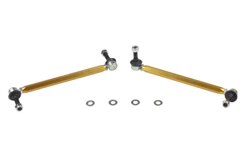 Whiteline 05-10 Chevy Cobalt/6/09+ Cruze/06-11 HHR Front Sway Bar - Link Assembly H/D Adj Steel Ball - eliteracefab.com