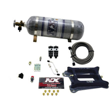 Load image into Gallery viewer, Nitrous Express 4150 Hitman 4-BBL Nitrous Kit (100-200HP) w/Composite Bottle