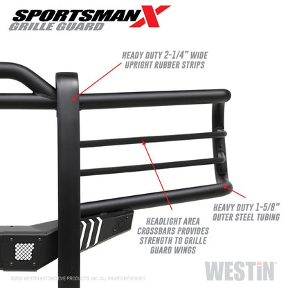 Westin 19-20 Ram 2500/3500 Sportsman X Grille Guard - Textured Black Westin