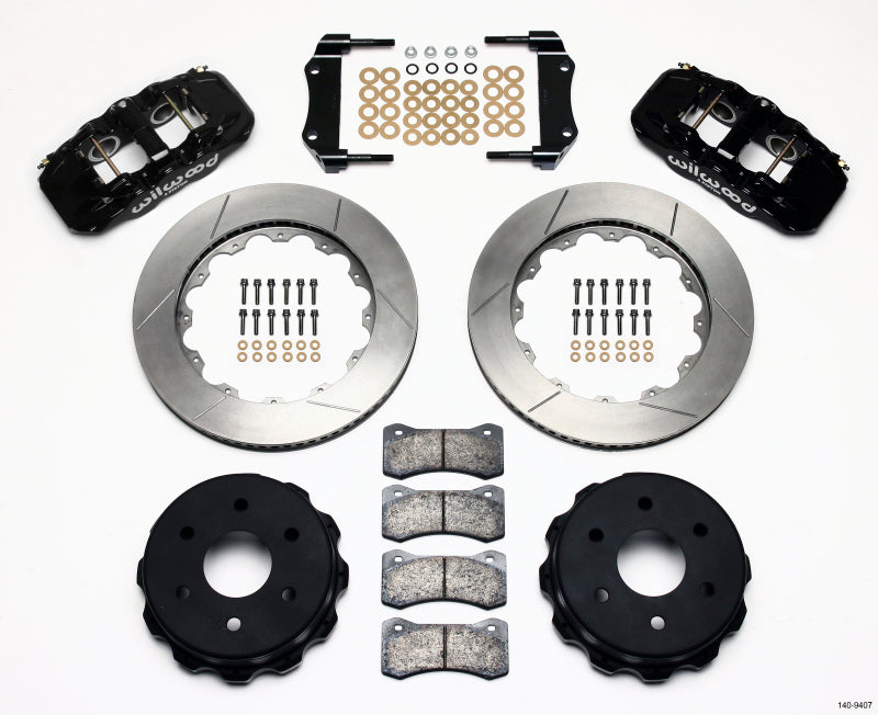 Wilwood AERO4 RearTruck Kit 14.25in 1999-2010 GM 1500-SUV 1 Piston OE Caliper - eliteracefab.com