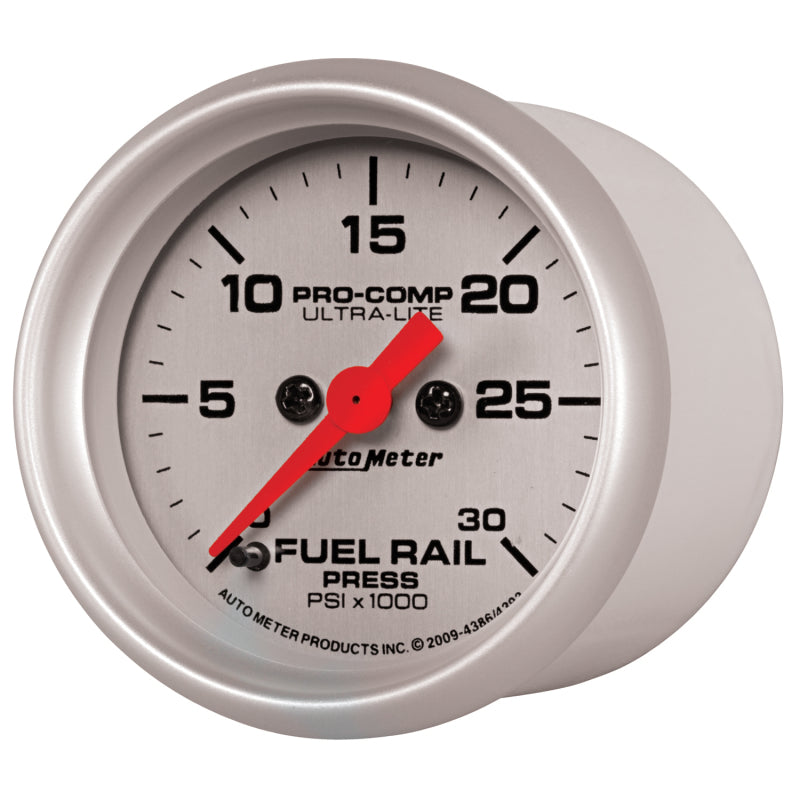 AutoMeter Gauge Rail Pressure (Ram 5.9L) 2-1/16in. 30Kpsi Digital Stepper Motor Ul 4386