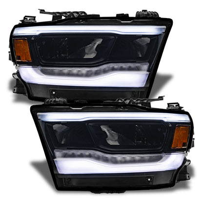 Oracle 19-21 Dodge RAM 1500 RGB+W Headlight DRL Upgrade Kit- Reflector LED Headlights - ColorSHIFT+W - eliteracefab.com