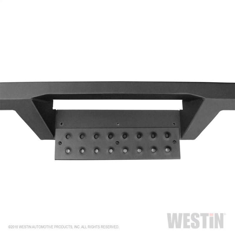 Westin 2019 Chevrolet Silverado / GMC Sierra 1500 Crew Cab Drop Nerf Step Bars - Textured Black - eliteracefab.com