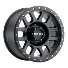 Load image into Gallery viewer, Method MR309 Grid 17x8.5 0mm Offset 8x6.5 130.81mm CB Matte Black Wheel - eliteracefab.com