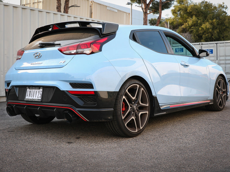 aFe Takeda Exhaust Cat-Back 19-20 Hyundai Veloster N 304SS Black Dual Tips Exhaust - eliteracefab.com