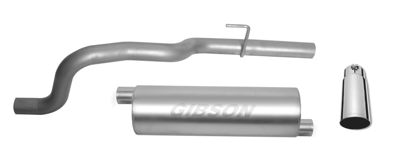 Gibson 02-04 Jeep Grand Cherokee Laredo 4.0L 2.5in Cat-Back Single Exhaust - Aluminized Gibson