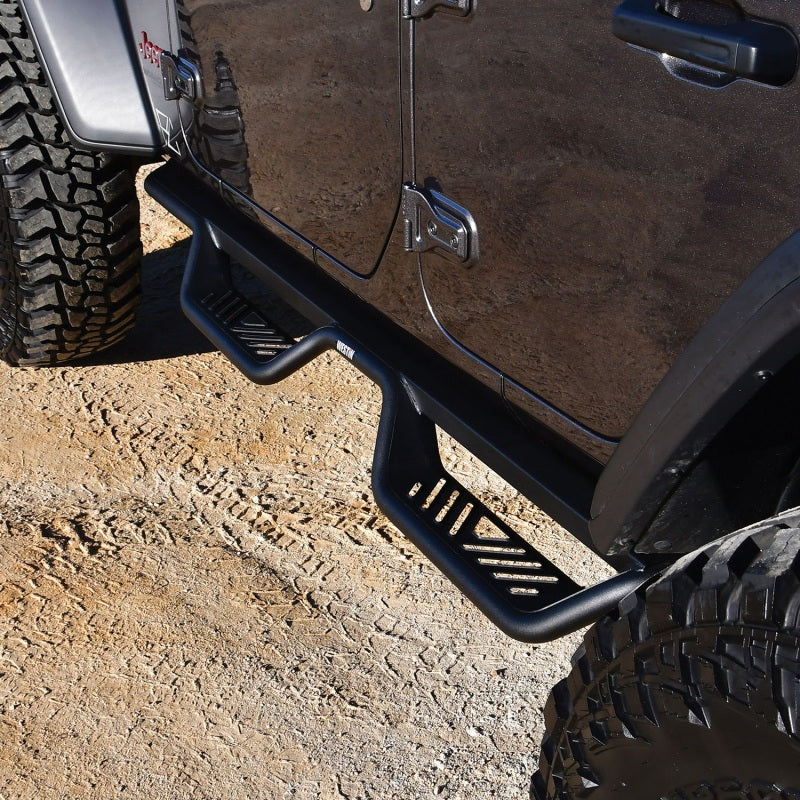 Westin Outlaw Drop Nerf Bars Textured Black - 20-14065