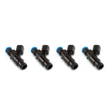 Injector Dynamics 2600-XDS Injectors 48mm Length 14mm Top 14mm Bottom Adapter (Set of 4) Mitsubishi EVO X 2008-2015 - 2600.48.14.14B.4