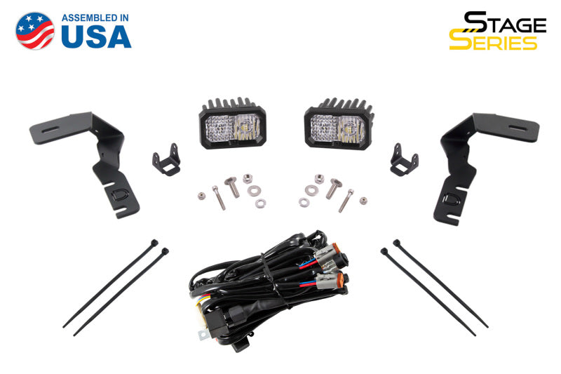 Diode Dynamics 19-21 Ford Ranger Ditch Light Brackets Diode Dynamics