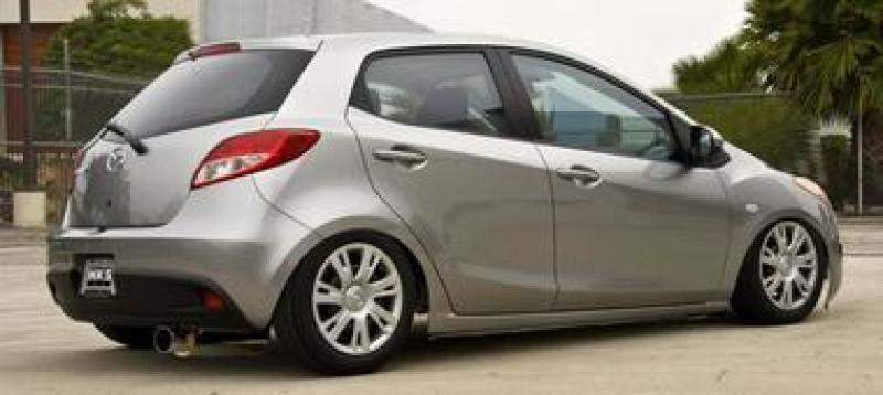 HKS 11 Mazda 2 Silent Hi-Power Rear Section ONLY Exhaust w/ External Resonator - eliteracefab.com