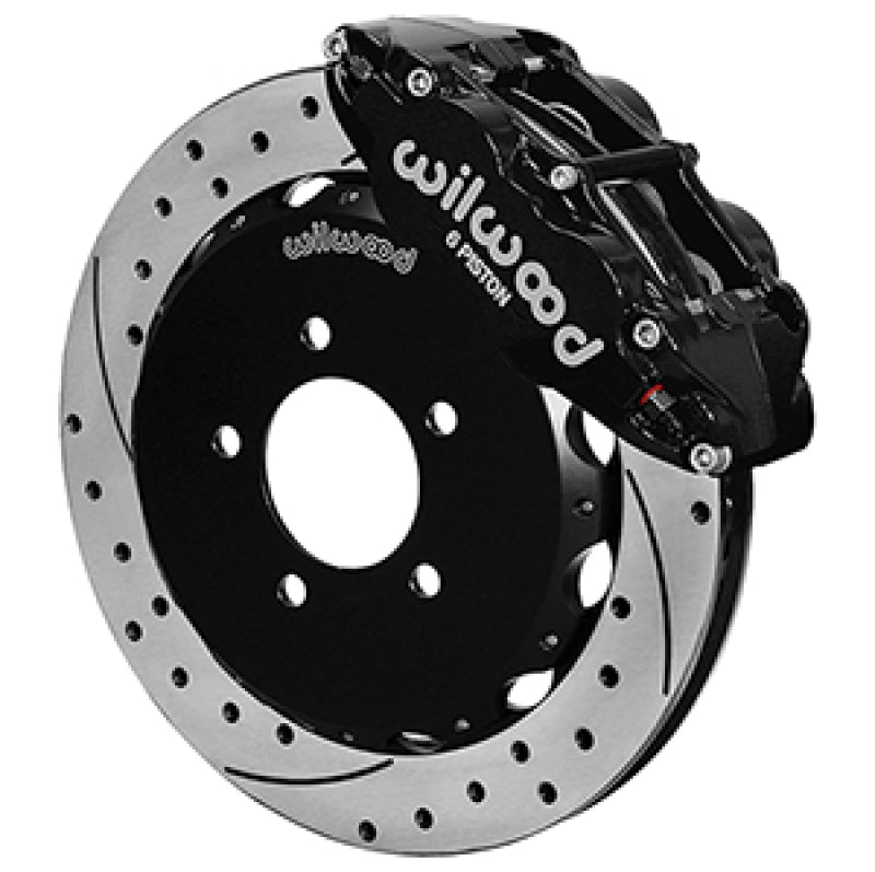 Wilwood 2013+ Honda Civic57mm Forged Narrow Superlite 6R Big Brake Front Brake Kit - Drilled Rotors Wilwood