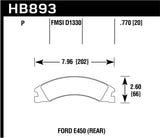 Hawk Performance Super Duty Rear Brake Pads - HB893P.770