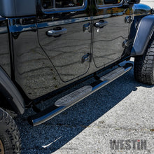 Load image into Gallery viewer, Westin 2020 Jeep Gladiator PRO TRAXX 5 WTW Oval Nerf Step Bars - Black