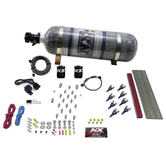 Nitrous Express GM LT1/LS1 Pro Piranha Nozzle Gas Nitrous Kit withComposite Bottle