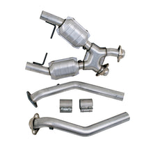 Load image into Gallery viewer, BBK 96-98 Mustang 4.6 GT High Flow X Pipe With Catalytic Converters - 2-1/2 - eliteracefab.com