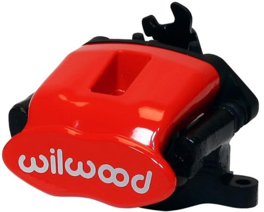 Wilwood Caliper-Combination Parking Brake-Pos 6-L/H-Red 41mm piston .81in Disc Wilwood