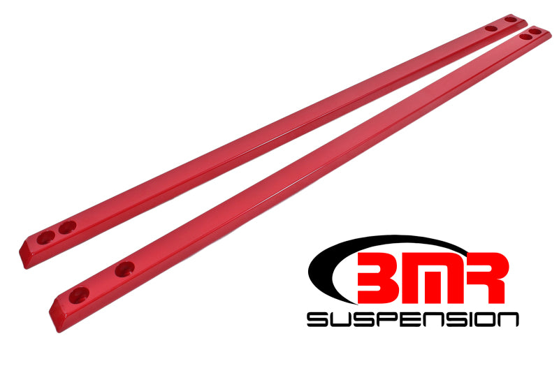 BMR CHASSIS JACKING RAIL SUPER LOW PROFILE RED (2015+ MUSTANG) - eliteracefab.com