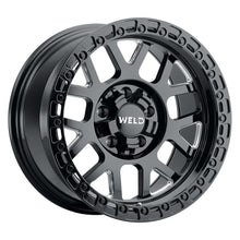 Load image into Gallery viewer, Weld Off-Road W105 17X10 Cinch 5X114.3 5X127 ET-25 BS4.50 Satin Black MIL / Gloss Black 78.1