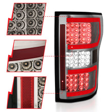 Load image into Gallery viewer, ANZO USA Ford F-150 Led Taillights Smoke; 2018-2017 - eliteracefab.com