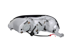 Load image into Gallery viewer, ANZO USA Honda Civic Projector Headlights W/ Halo Black; 1996-1998 - eliteracefab.com