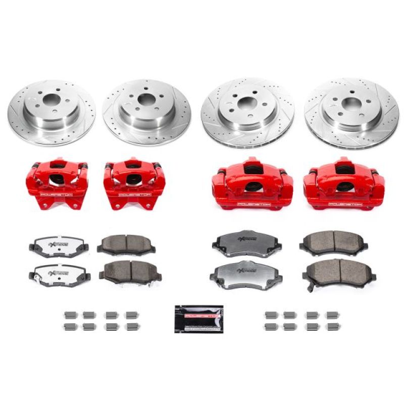 Power Stop 07-17 Jeep Wrangler Front & Rear Big Brake Conversion Kit - eliteracefab.com