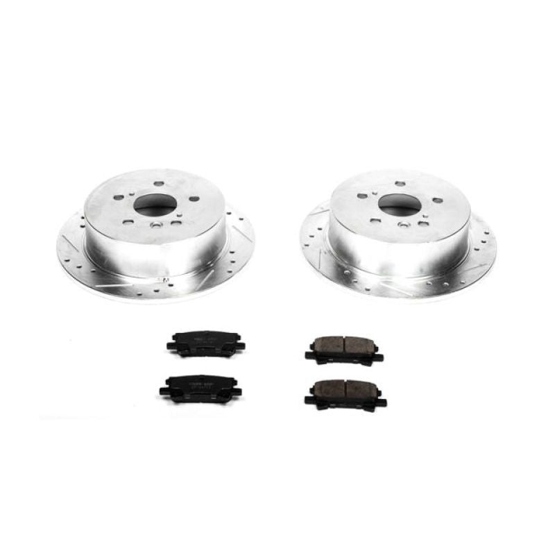 Power Stop 04-06 Lexus RX330 Rear Z23 Evolution Sport Brake Kit - eliteracefab.com