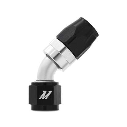 Mishimoto Aluminum -10AN 45 Degree Fitting - Black - eliteracefab.com