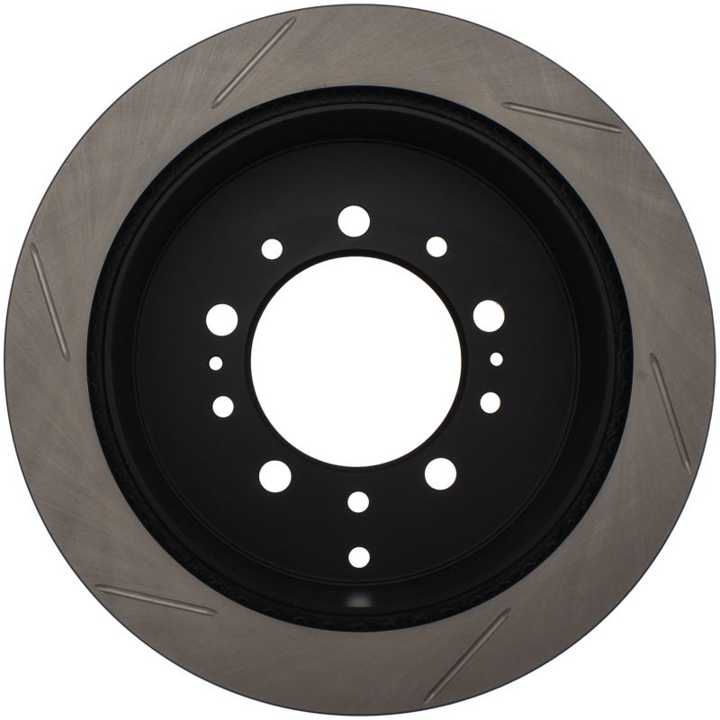 StopTech Power Slot 08-09 Lexus LX450/470/570 / 07-09 Toyota Tundra Slotted Left Rear Rotor - eliteracefab.com