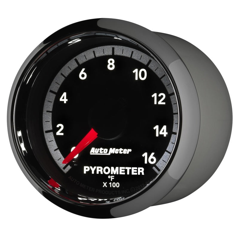 AutoMeter GAUGE; PYRO. (EGT); 2 1/16in.; 1600deg.F; STEPPER MOTOR; RAM GEN 4 FACT. MATCH Ram - eliteracefab.com