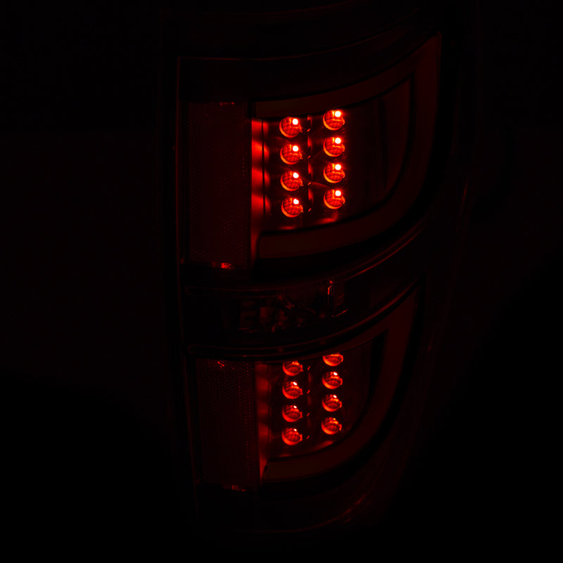 ANZO USA Ford F-150 Led Taillights Black; 2009-2013 - eliteracefab.com