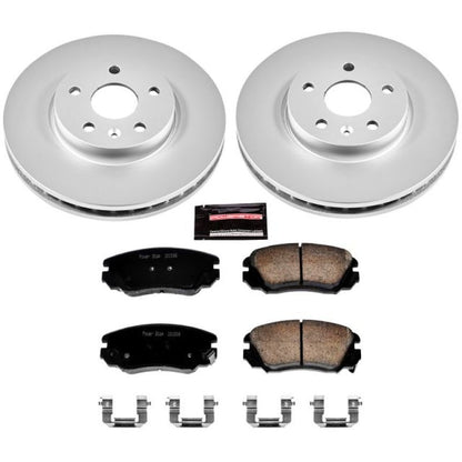 Power Stop 2010 Buick Allure Front Z17 Evolution Geomet Coated Brake Kit - eliteracefab.com