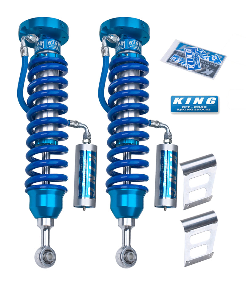 King Shocks 2007+ Toyota Tundra 2.5 Dia Front Coilover w/Remote Reservoir (Pair) - eliteracefab.com