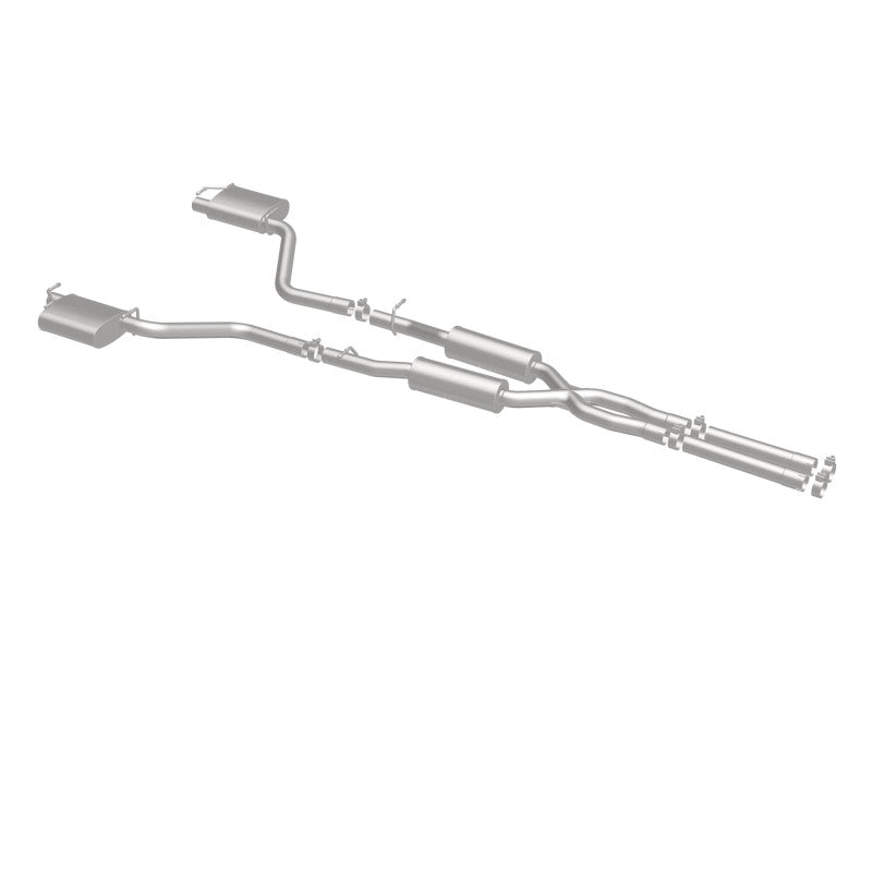 MagnaFlow Cat-Back SS 2.5in Dual Split Rear Exit (OEM Tips) 15-16 Dodge/Chrysler Charger/300 5.7L V8 Magnaflow