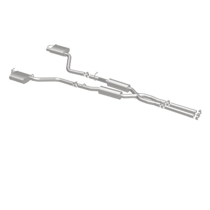 MagnaFlow Cat-Back SS 2.5in Dual Split Rear Exit (OEM Tips) 15-16 Dodge/Chrysler Charger/300 5.7L V8 Magnaflow