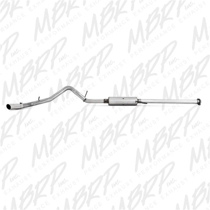 MBRP 2007-2008 Chev/GMC 1500 (Next Gen.) CC EC 66 bed 4.8/5.3L Cat Back Single Side - eliteracefab.com